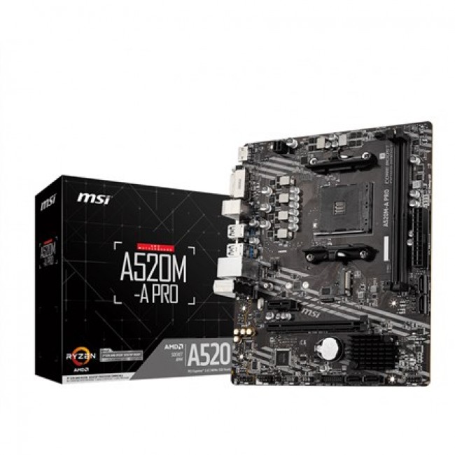 MSI A520M-A PRO Socket AM4 MSI A520M-A PRO Socket AM4