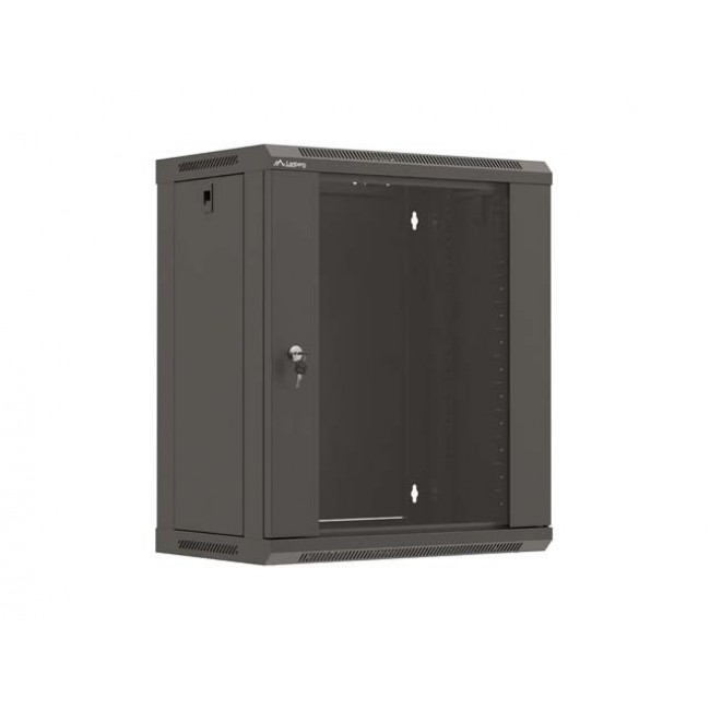 Lanberg WF03-5312-10B rack cabinet 12U Wall mounted rack Black