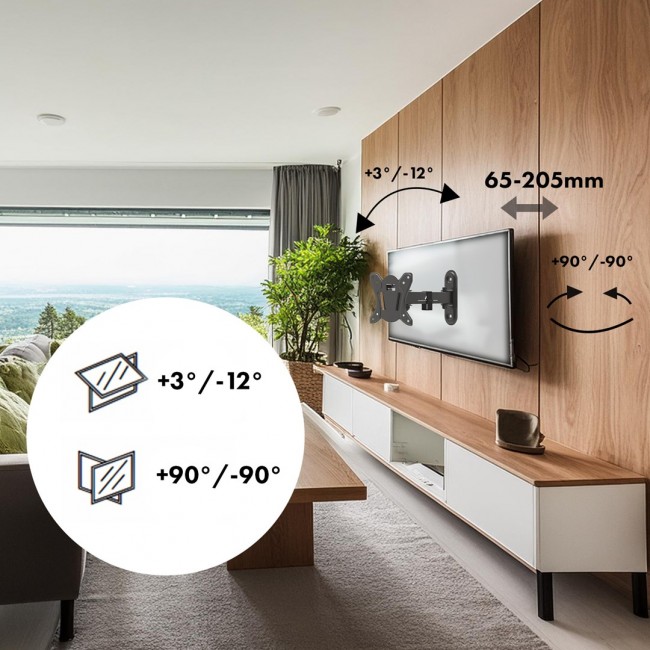 Maclean MC-416 TV Monitor Wall Mount 13