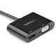 StarTech.com DisplayPort to HDMI VGA Adapter - DisplayPort 1.2 HBR2 to HDMI 2.0 (4K 60Hz) or VGA 1080p Converter Dongle - DP to HDMI or VGA Monitor Adapter - Digital Video Display Adapter