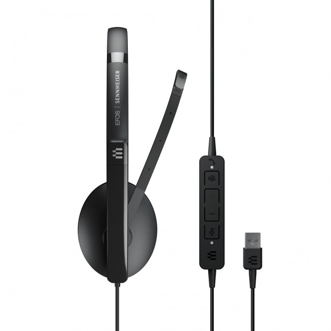EPOS | SENNHEISER ADAPT 160T USB II Headset Wired Headband Office/Call Centre USB Type-A Black EPOS | SENNHEISER ADAPT 160T USB II Headset Wired Headband Office/Call Centre USB Type-A Black