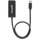 Manhattan USB-A to HDMI Adapter Cable, 60cm, Male to Female, 5 Gbps (USB 3.2 Gen1 aka USB 3.0), 2560x1440 @ 32-bit colour, Full HD video 1080p@16:9, Black, Blister Manhattan USB-A to HDMI Adapter Cable, 60cm, Male to Female, 5 Gbps (USB 3.2 Gen1 aka USB 3.0), 2560x1440 @ 32-bit colour, Full HD video 1080p@16:9, Black, Blister