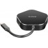 D-Link DUB-M420 laptop dock/port replicator Wired Thunderbolt 3 Aluminium, Black