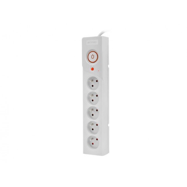 Power strip Armac Z5 5m 5x 230V PL 10A cable organizer gray