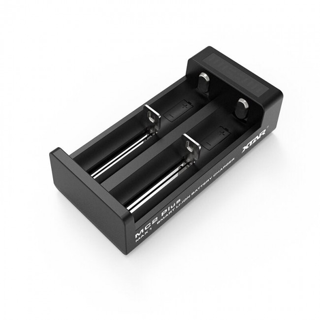 Battery charger for cylindrical Li-ion batteries 18650 Xtar MC2 PLUS Battery charger for cylindrical Li-ion batteries 18650 Xtar MC2 PLUS