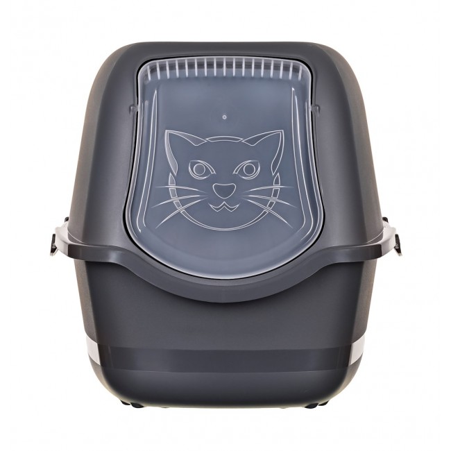 DIAMENTIQ BAYA anthracite - cat litter box - 55,5 x 40 x 38,7 cm DIAMENTIQ BAYA anthracite - cat litter box - 55,5 x 40 x 38,7 cm