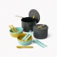 Sea to Summit Frontier UL Two Pot Cook Set 4P Folding crockery set