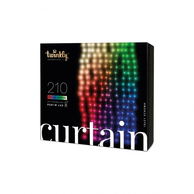 TWINKLY Curtain 210 (TWW210SPP-TEU) Intelligent LED Lights 210 LED RGB+W 2,1 m TWINKLY Curtain 210 (TWW210SPP-TEU) Intelligent LED Lights 210 LED RGB+W 2,1 m