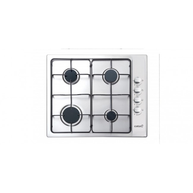 CATA GI 6004 X hob Black, Stainless steel Built-in Gas 4 zone(s) CATA GI 6004 X hob Black, Stainless steel Built-in Gas 4 zone(s)
