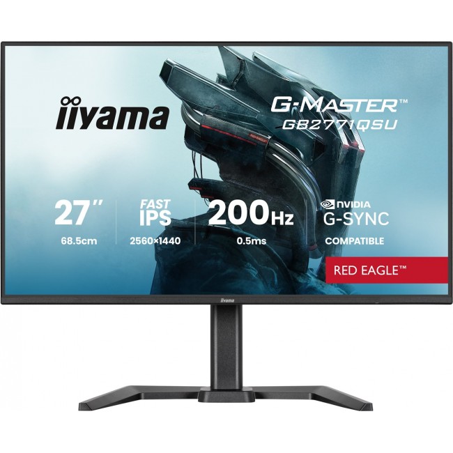 iiyama G-MASTER GB2771QSU-B1 computer monitor 68.6 cm (27 iiyama G-MASTER GB2771QSU-B1 computer monitor 68.6 cm (27