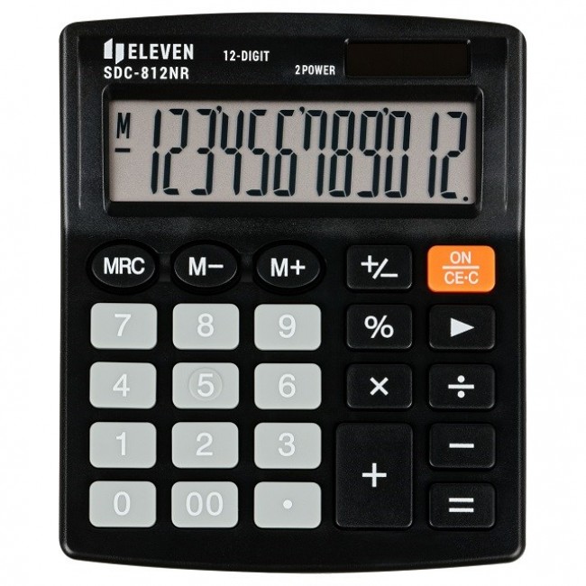 Eleven office calculator SDC-812NR