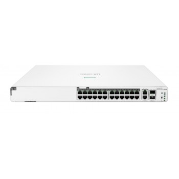 HPE Aruba Networking Networking Instant On Switch 20p Gigabit CL4 4p Gigabit CL6 PoE 2p 10GBT 2p SFP+ 370W 1960