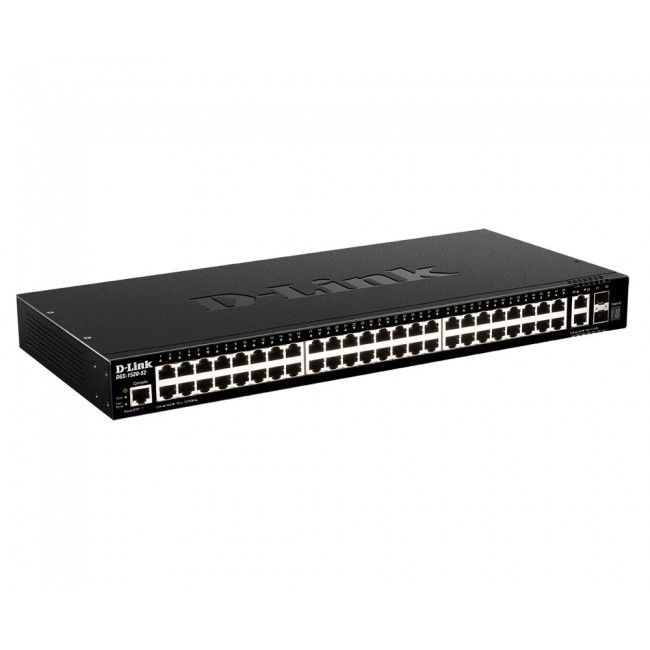 D-Link DGS-1520-52/E network switch Managed L3 10G Ethernet (100/1000/10000) 1U Black