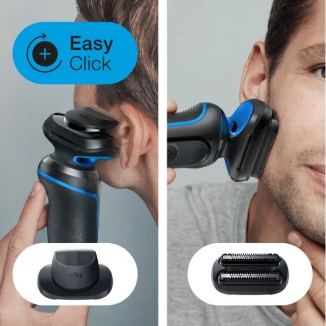 Braun Series 5 51-B1820s Foil shaver Black, Blue