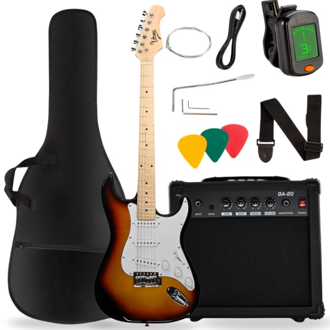 V-TONE EGA 39 SB gitara elektryczna 4/4 stratocast