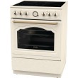 Gorenje GECS6B70CLI Freestanding cooker Ceramic hob Beige