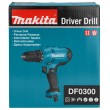 Makita DF0300 drill 1500 RPM Keyless 1.2 kg Black, Blue Makita DF0300 drill 1500 RPM Keyless 1.2 kg Black, Blue