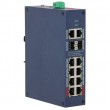 Dahua Technology CHS4212-8GT-110 network switch Managed L2 Gigabit Ethernet (10/100/1000) Power over Ethernet (PoE) Desktop Blue