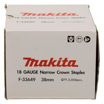 MAKITA STAPLES 18GA 5,7x38mm /5056pcs. GALVANIZED