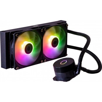 Cooler Master MasterLiquid 240L Core ARGB Processor Liquid cooling kit 12 cm Black