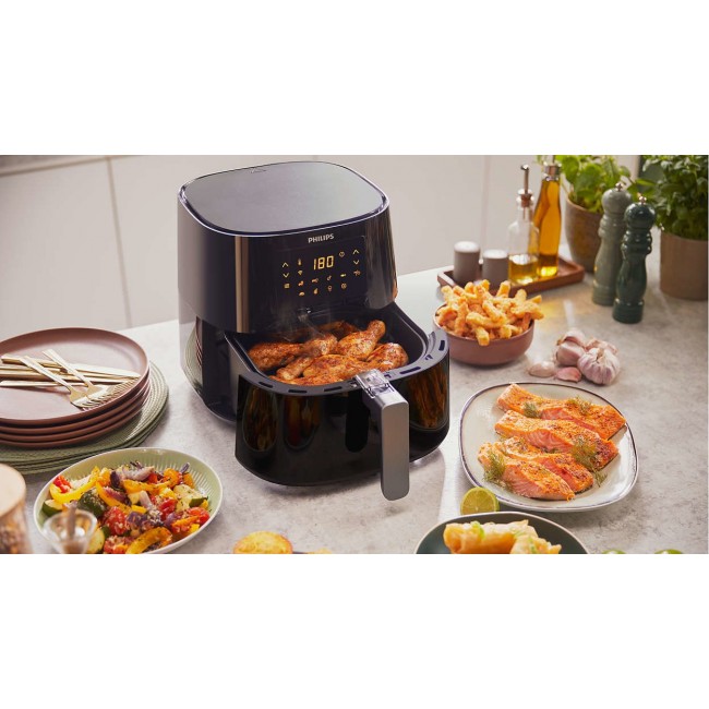 Philips Essential HD9280/70 fryer Single 6.2 L 2000 W Deep fryer Black, Silver Philips Essential HD9280/70 fryer Single 6.2 L 2000 W Deep fryer Black, Silver