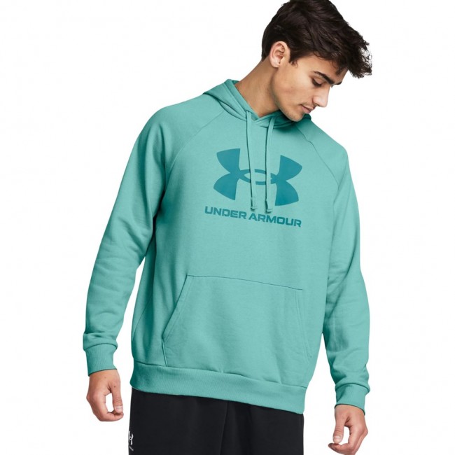 Under Armour Rival Fleece Logo HD Men's Sweatshirt Sea 1379758 482 L Under Armour Rival Fleece Logo HD Men's Sweatshirt Sea 1379758 482 L