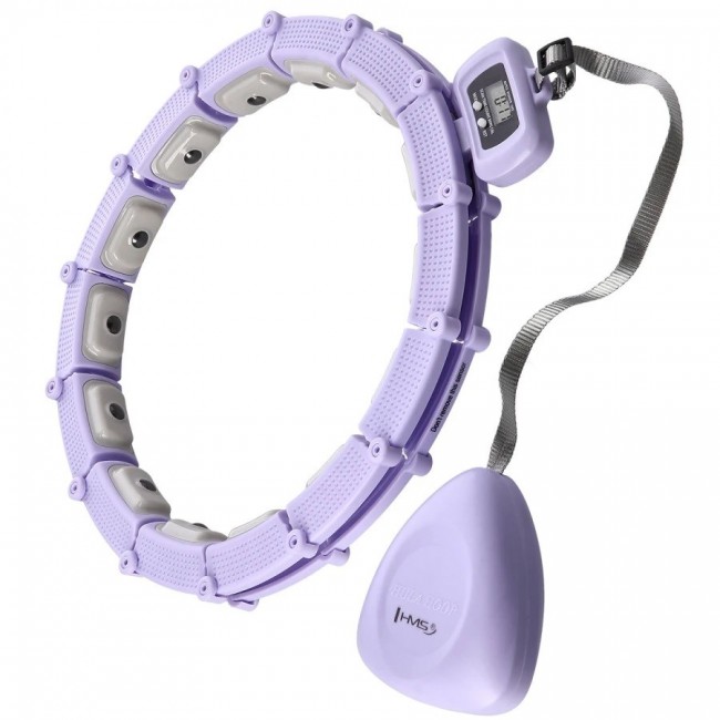 Hula hop with magnets, weight and counter HMS HHM14 purple Hula hop with magnets, weight and counter HMS HHM14 purple