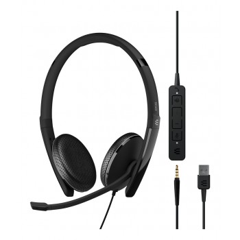 EPOS ADAPT 165T USB II Headset Wired Headband Office/Call Centre USB Type-A Black