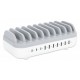 Manhattan Charging Station, 10x Ports: 3x USB-C (up to 18W PD) and 7x USB-A (up to 12W), 120W Total Output, White/Grey, Three Year Warranty Manhattan Charging Station, 10x Ports: 3x USB-C (up to 18W PD) and 7x USB-A (up to 12W), 120W Total Output, White/Grey, Three Year Warranty