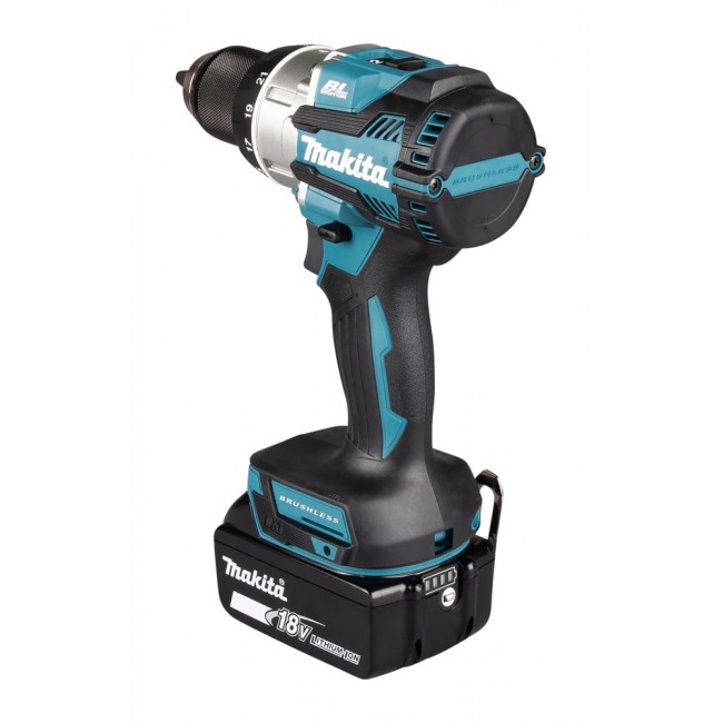 Makita DDF489RTJ power screwdriver/impact driver 1800 RPM Black, Blue, Steel