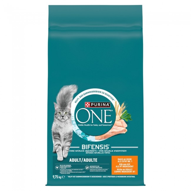 PURINA One Adult Chicken - dry cat food - 9,75kg PURINA One Adult Chicken - dry cat food - 9,75kg