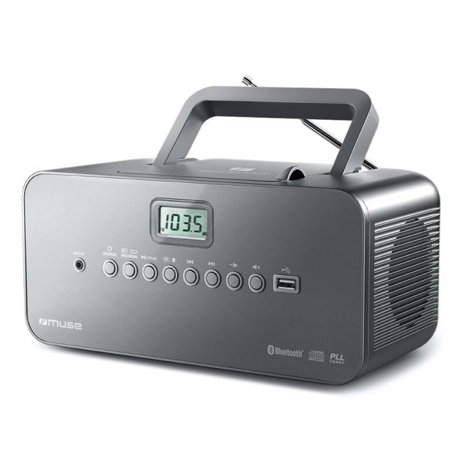 Muse M-30 BT Digital 2 W FM, MW, PLL Grey MP3 playback Muse M-30 BT Digital 2 W FM, MW, PLL Grey MP3 playback