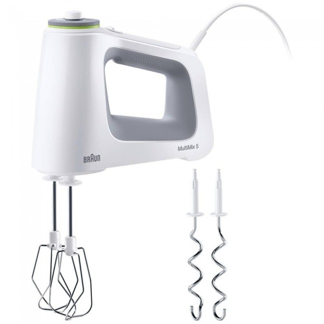 Braun HM 5000 WH Hand mixer 700 W Grey, White