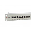 Equip 24-Port Cat.6A Shielded Patch Panel, Light Grey Equip 24-Port Cat.6A Shielded Patch Panel, Light Grey