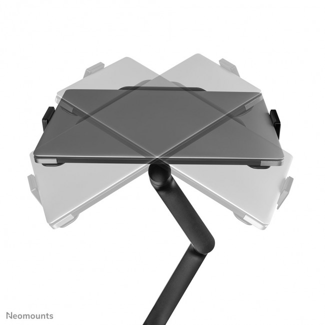 Neomounts DS20-425BL2 Monitor arm with laptop holder 17-27