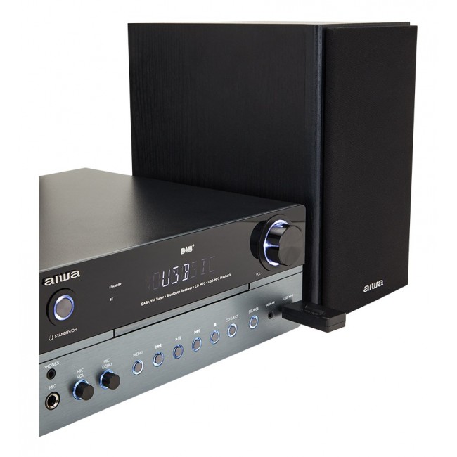 Aiwa MSBTU-700DAB home audio system Home audio micro system 25 W Arctic blue, Black