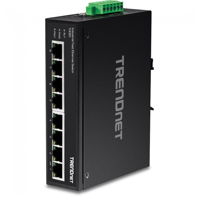 Trendnet TI-E80 network switch Unmanaged Fast Ethernet (10/100) Black Trendnet TI-E80 network switch Unmanaged Fast Ethernet (10/100) Black