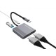 Conceptronic DONN13G laptop dock/port replicator Wired USB 3.2 Gen 1 (3.1 Gen 1) Type-C Grey
