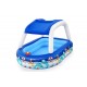 Inflatable pool+canopy 213x155x132 B54370
