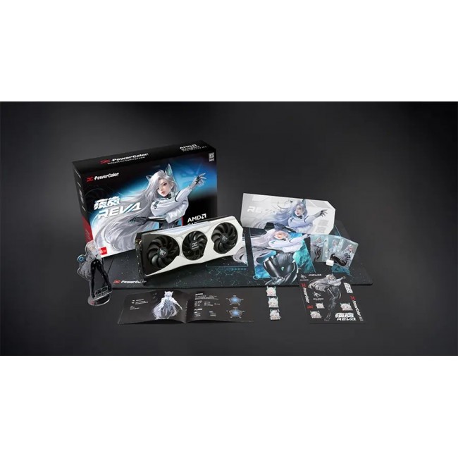 PowerColor RX 9070 XT Hellhound REVA AMD Radeon RX 9070 XT 16 GB GDDR6
