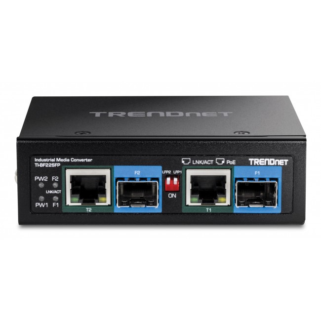 Trendnet TI-BF22SFP network media converter 1000 Mbit/s Black