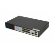 Extralink VICTOR | Switch PoE | 8x Gigabit PoE/PoE+, 2x SFP, 1x Port Konsolowy, 150W, Zarządzalny