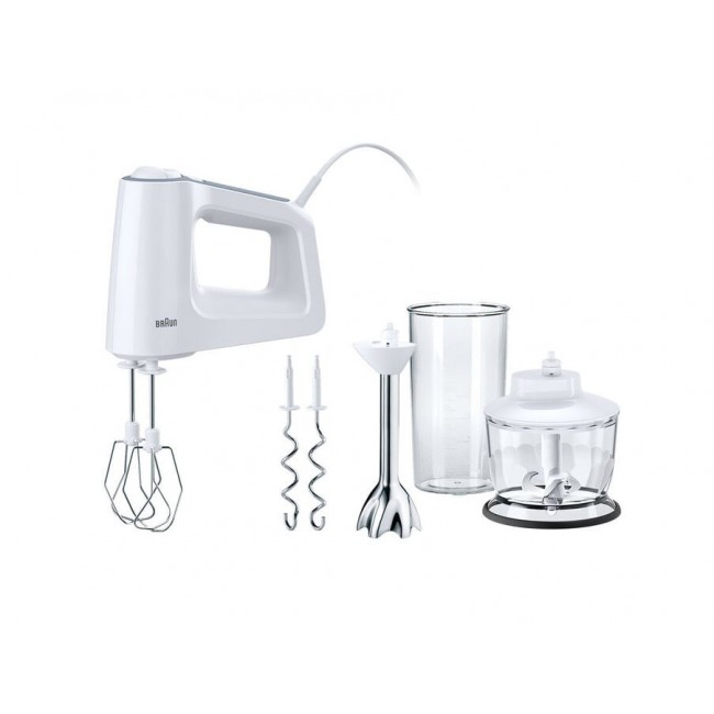 Braun MultiMix 3 HM 3137 WH Hand mixer 500 W White