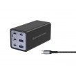 Conceptronic 6-Port 200W GaN USB PD Charger with USB-C Charging Cable, USB-C x 4, USB-A x 2, QC 3.0, PD 3.1, PPS Conceptronic 6-Port 200W GaN USB PD Charger with USB-C Charging Cable, USB-C x 4, USB-A x 2, QC 3.0, PD 3.1, PPS
