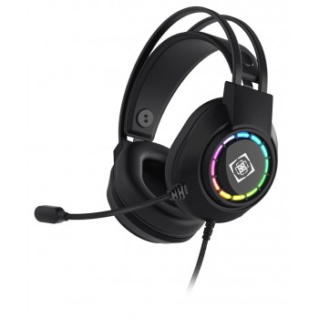 Deltaco Gaming GAM-168 headphones/headset Wired Head-band USB Type-A Black