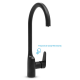 Dafi FLOW COMFORT D1 three-way faucet system COMO black Dafi FLOW COMFORT D1 three-way faucet system COMO black