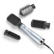 BaByliss Hydro-Fusion Hydro Fusion Smooth & Shape Hot air brush Warm Gray, Silver 1000 W 98.4