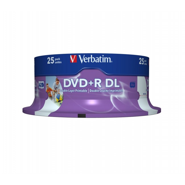 Verbatim 43667 blank DVD 8.5 GB DVD+R DL 25 pc(s) Verbatim 43667 blank DVD 8.5 GB DVD+R DL 25 pc(s)