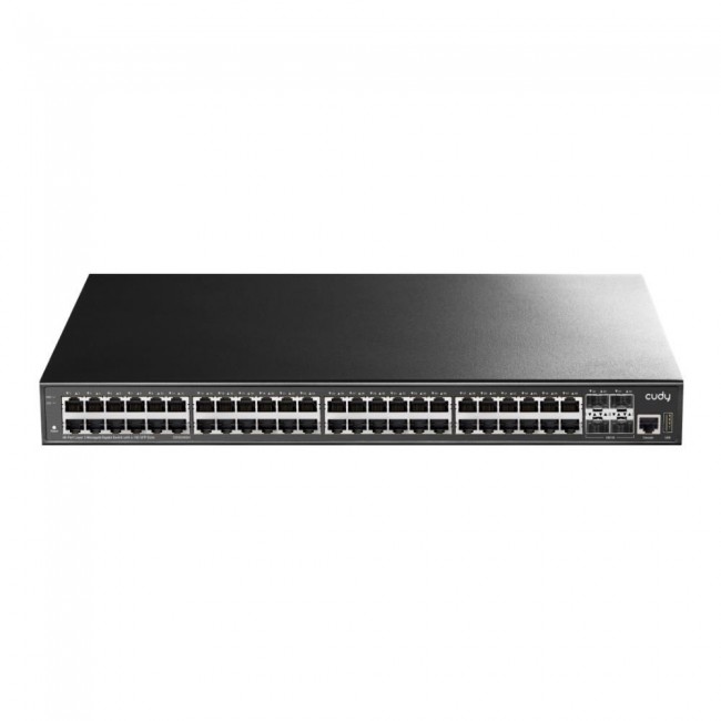 Cudy GS5048S4 network switch Managed L3 Gigabit Ethernet (10/100/1000) Black