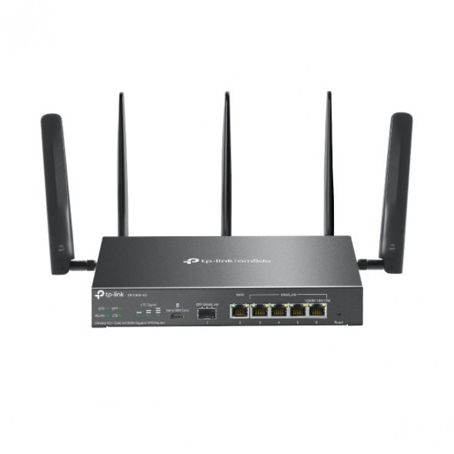 TP-Link Omada 4G+ Cat6 AX3000 Gigabit VPN Router TP-Link Omada 4G+ Cat6 AX3000 Gigabit VPN Router